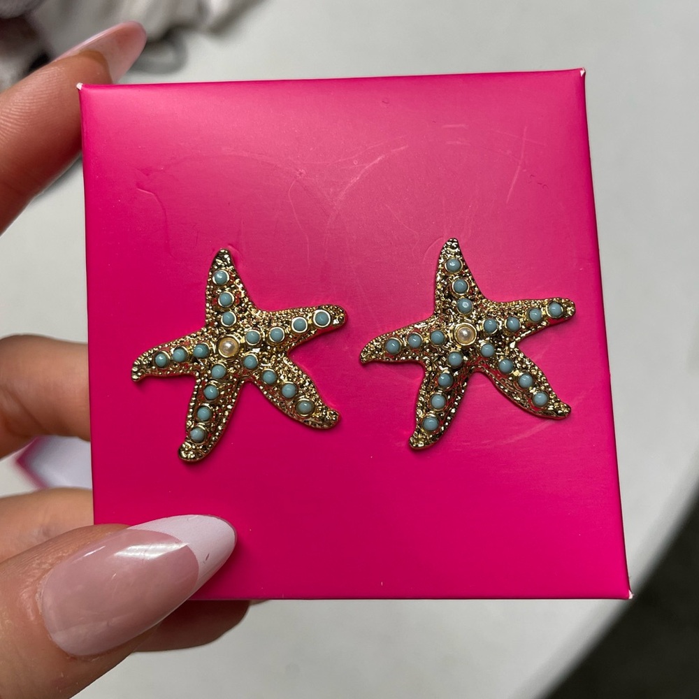 Lilly Pulitzer Star Bright Earrings Starfish